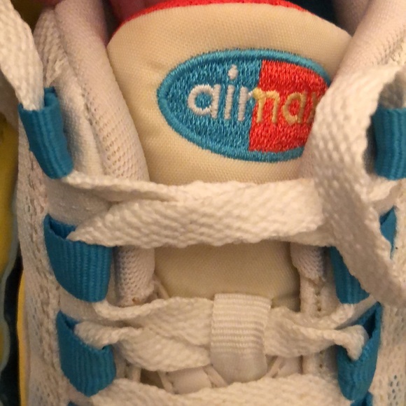 NIKE AIR MAX 96 GS RUNNING SNEAKERS MENS-BOYS SIZE 6Y WOMENS SIZE 8 - Picture 5 of 16